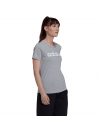 Dámske tričko Adidas Loungwear Essentials Slim Logo, sivá HL2053